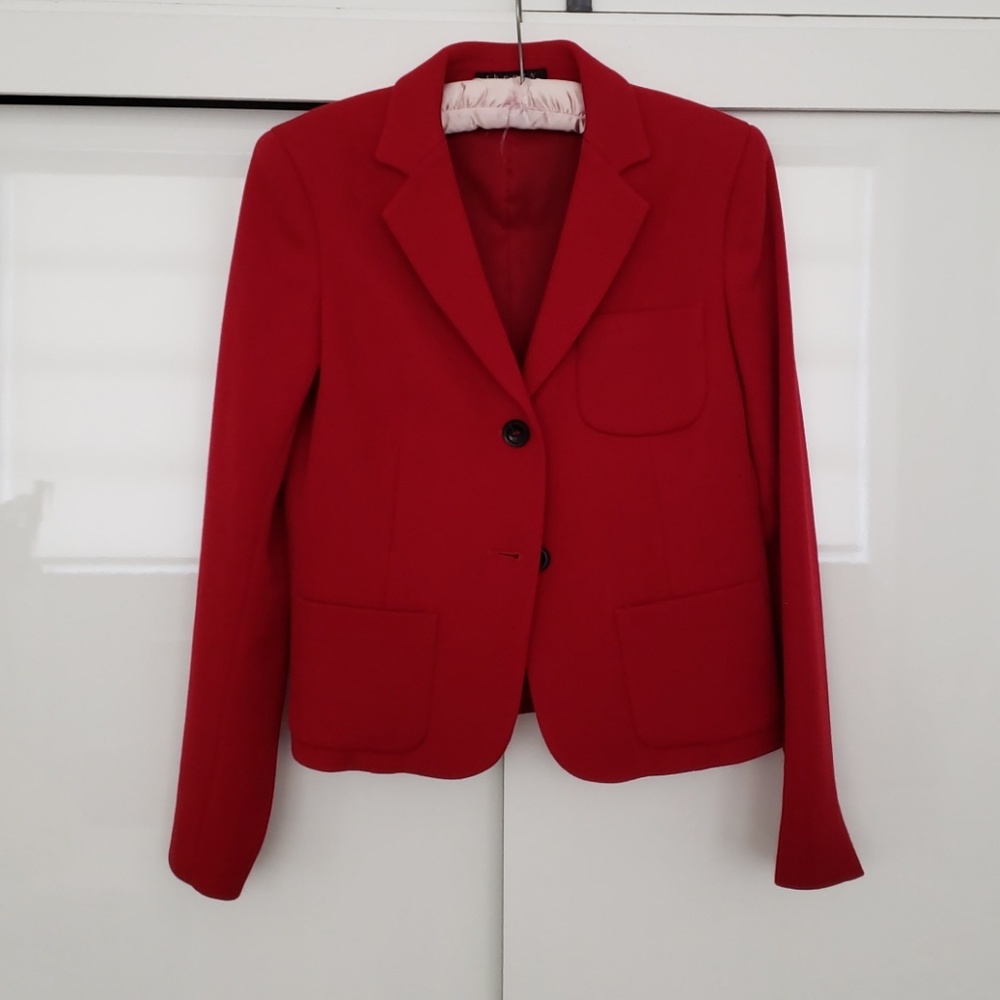 Theory red jacket